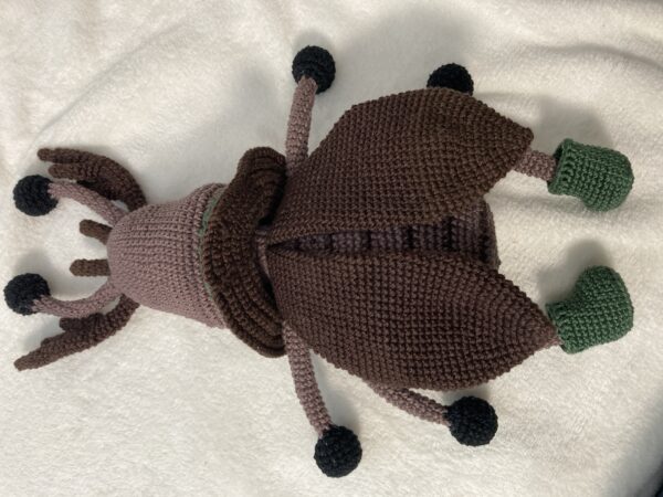 Szelemér a szarvasbogár - Horgolási minta