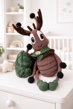 Szelemér a szarvasbogár - Horgolási minta